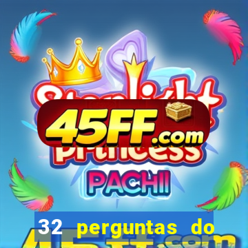 32 perguntas do livro do destino